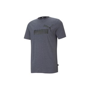 PUMA Herren Sport T-Shirt - ESS Essentials Heather Tee, Rundhals, Kurzarm, uni Hellblau S