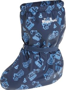 Playshoes Füßlinge Regenfüßlinge mit Fleece-Futter Baustelle marine Jungen 408912-11, Farbe Playshoes:marine, Größe Playshoes:M