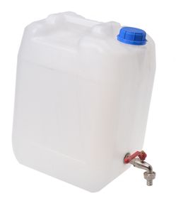 Plastová nádrž na vodu Aqbau® na pitnou vodu s mosazným kohoutkem 20 l