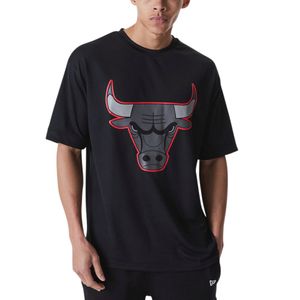 New Era Oversized Shirt - OUTLINE MESH Chicago Bulls - XL