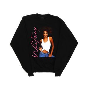 Whitney Houston - "Whitney Smile" Sweatshirt für Herren BI48294 (M) (Schwarz)