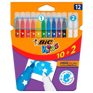 Bic Kids Flamastry 10 Sztuk I Wymazywacze 2 Sztuki