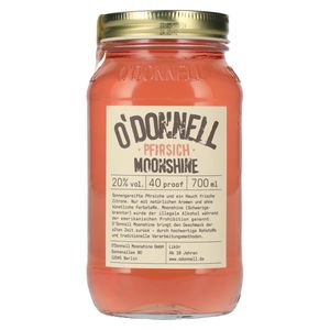 O'Donnell Moonshine - Pfirsich Likör (700ml) - Handwerklich hergestellte Spirituosen aus Berlin - Sommer Edition