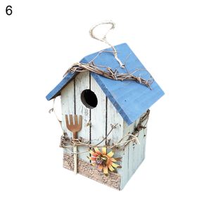 vogelhaus vogelkäfig malerei im freien garten hängend häuschen fütterer nest handwerk-6