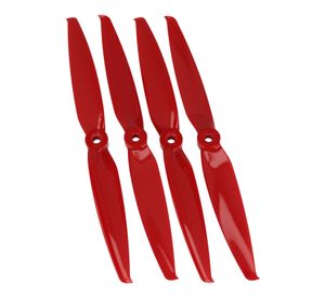 Gemfan 7042 7x4.2 Flash 2-Blatt-Propeller - Rot (2xCW, 2xCCW) 7 Zoll