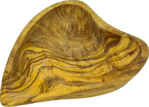 Olivenholz Schale in Herzform ca.15 cm