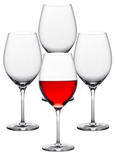 4x Weinglas Rotweingläser Weißweingläser Rotwein Weißwein Glas Gläser Set 380ml