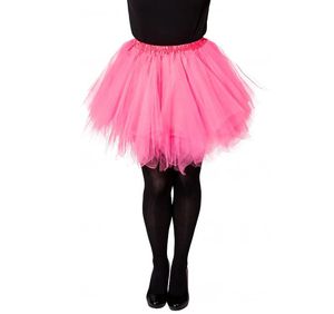Damen Kostüm Rock Tutu rosa Flamingo