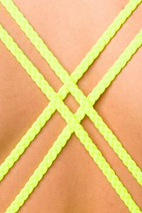 Atixo Damen Bademode Bade-Set Bikini-Set Triangel-Bikini, Größe:L, Farbe:Gelb