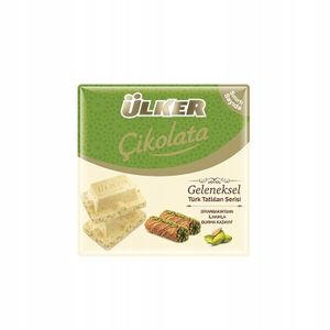 ULKER Schokolade Dubai Weiß Pistazie 60g