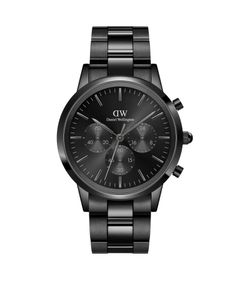 Daniel Wellington Iconic Chronograph Link Onyx B