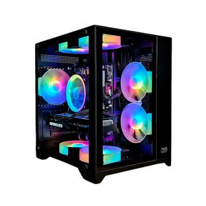 PC Store NCA Gaming PC Chroma Intel XEON 10 Kerner | NVIDIA RTX 4060 | 32GB RAM 240GB SSD 2TB HDD |RGB Lüfter mit Controller | Wasserkühlung | WLAN 5