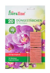BURI Floraline 3x 20 Düngestäbchen für Orchideen 100 Tage Düngekraft Nährstoffe Pflanzen