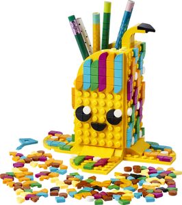 LEGO 41948 DOTS Bananen Stiftehalter, kreatives DIY Bastelset für Kinder