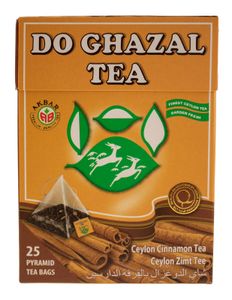 Do Ghazal - Ceylon Tee mit Zimt Aroma 50g, 25 Beutel