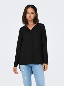 ONLY ONLTIANA LIFE L/S LOOSE SHIRT PTM Black S