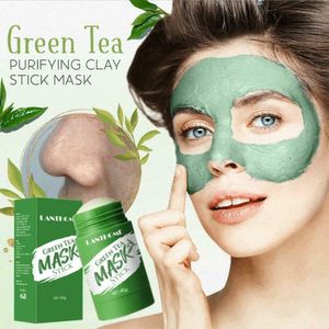 LANTHOME Green Tea Mask Stick Grün Tee Oil-Control Feuchtigkeits Gesichtsmaske