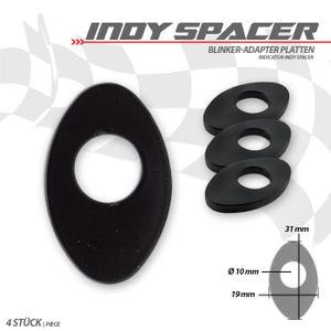 Indy Spacer | MV/KTM/HUSQVARNA | schwarz | Stahl Indy Spacer | MV/KTM/HUSQVARNA | schwarz | Stahl