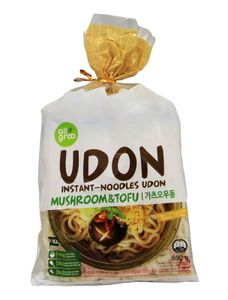 [ 690g ] ALLGROO Instant-Noodles Udon mit Shiitake und Tofu / Udon-Nudeln UDONG (3 Portionen je 230g)