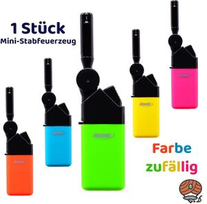 Atomic Mini Stabfeuerzeug Knick neon, Farbe zufällig