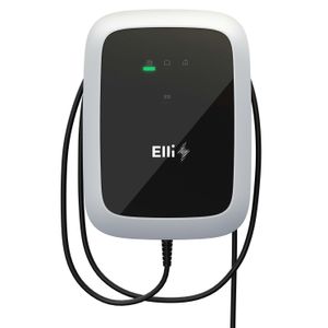 Elli Charger Pro 11kW Wallbox mit Kabel 7,5m (Typ2), 2x RFID Karten, App, WLAN, LTE 4G, EEBus, OCPP 2.0J & MID Stromzähler
