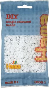 Hama-Perlen Weiss 1000Stück, 1Beutel