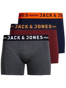 JACK & JONES - 3er Pack Herren Boxer Shorts in allen Größen, Größe:XXL, Farbe:3er Pack Jaclichfield