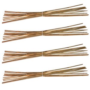 UNUS® Bambusstäbe 40 Stück, Rankstäbe, Pflanzenstäbe Bambus 120cm naturfarbend