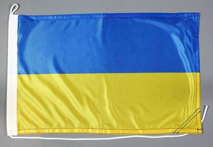 Bootsflagge : Ukraine 30x20 cm Motorradflagge