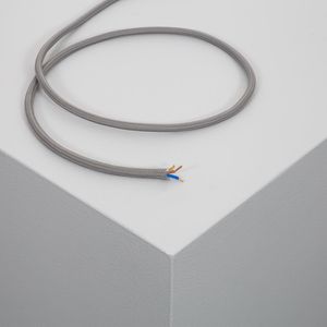 Textilkabel Grau 10 m