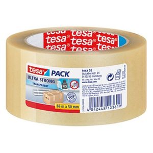 tesapack Verpackungsklebeband ultra strong 50 mm x 66 m transparent