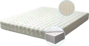 Lux Latexmatratze 160x190 Höhe 20 cm H3/RG 70 (bis 125kg)-orthopädische 7-Zonen Matratze mit Bezug & 3-Schicht Latex Kern - Letti Moderni Lux Latexmatratze 160x190 Höhe 20 cm H3/RG 70 (bis 125kg)-orthopädische 7-Zonen Matratze mit Bezug & 3-Schicht Latex Kern - Letti Moderni