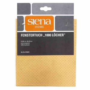 Siena Home 907-54774 Fenstertuch 40x38cm 1000L Synthetik, gelb
