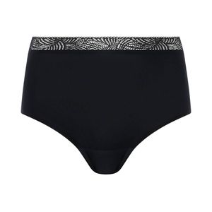 Chantelle dámske nohavičky do pása - SoftStretch, bez švov, neviditeľné, s čipkou, jedna veľkosť 36-44 Black One Size
