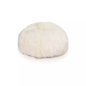 Sessel Sitzsack Beanbag Sitzkissen Premium-Beutel weicher Schafwollbeutel Neuseeland - Weiß