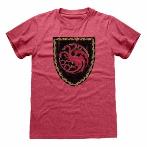 House of the Dragon TShirt Targaryen Crest, Vintage Style M