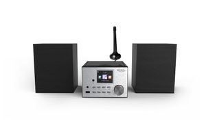 XORO HMT 500 Pro Multifunktionale Micro Kompaktanlage mit Internetradio und Spotify Connect, DAB+ und UKW, CD Player, zwei Lautsprechern und Farbdisplay