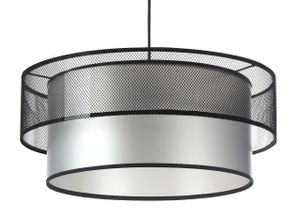 Lampa wisząca DOUBLE NET 60 srebrna