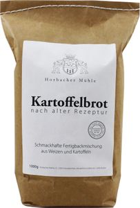 Kartoffelbrot Backmischung 1 kg, alte Rezeptur aus der Horbacher Mühle