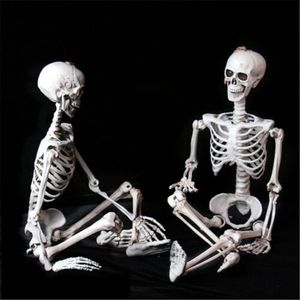 2 STK 90cm Halloween-Skelett Halloween Lebensgroß Beweglich Lehrmodell Anatomie Deko-Party-Requisite