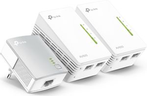 TP-LINK TL-WPA4220T KIT AV500 Uniwersalny wzmacniacz zasięgu WiFi Powerline, 2 porty Ethernet, zestaw sieciowy - Bridge - HomePlug AV (HPAV)