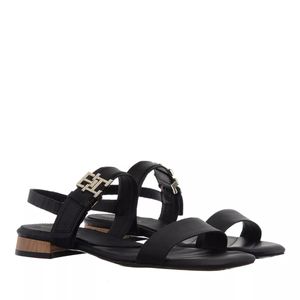 Tommy Hilfiger Hardware Flat Sandal czarny