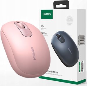 Bezdrôtová myš USB 2,4 GHz Ugreen MU105 - ružová