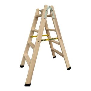 Treppe of Holz 4 Stufen 114cm plabell