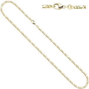 JOBO Halskette Kette 333 Gold Gelbgold 45 cm Goldkette Karabiner