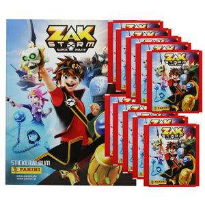 Zak Storm - Super Pirate - Sammelsticker - 1 Album + 10 Tüten