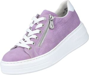 Rieker Sportliche Schnürschuhe Damen 31373434343834 Lila 38 EU