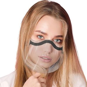 Klarer Halbgesichtsschutz Gesichtsvisier Schutzmaske PSA Transparenter Mundschutz Atemschutzmaske,