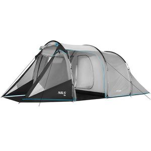 Skyland Nils Camp 4-person tower tent - Robustný prémiový kempingový stan s UV ochranou a moskytiérou