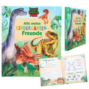 Depesche 12073 Kindergarten-Freundebuch MINI DINO Dinosaurier Kindergartenfreunde